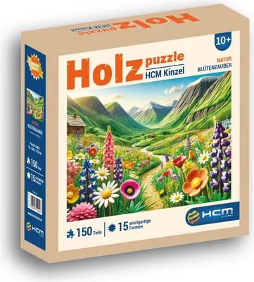 Produktbild von Holzpuzzle - Blütenzauber 200 Teile
