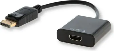 Produktbild von Savio CL-55 Videokabel-Adapter 0 2 m DisplayPort HDMI Typ A (Standard) Schwarz