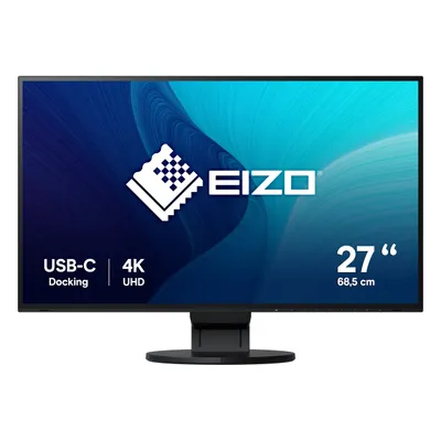 Produktbild von EIZO FlexScan EV2785-BK, 68,6 cm (27"), 3840 x 2160 Pixel, 4K Ultra HD, LED, 14 ms, Schwarz