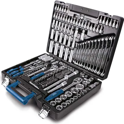 Obrázek produktu pro Scheppach TB 217 plastový kufr s nářadím 217 ks