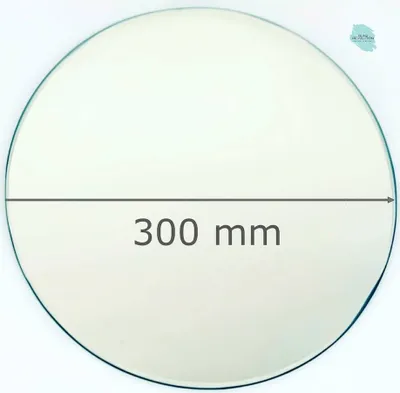 Produktbild von Runder Spiegel 3 mm - Tischdeko| Spiegelplatte | Kreisspiegel -300 mm Ø - (Grundpr. 102,46 EUR / qm - Mindestbfl. 0,25 qm - Kantenb. 5,35 EUR / lfm.)