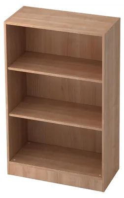 Produktbild von bümö office Aktenregal - 3 Ordnerhöhen - Nachbildung: Nussbaum
