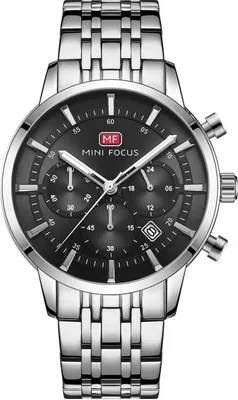 Produktbild von Mini Focus MD-23876 Uhr - Silber/Schwarz für Herren KP23876