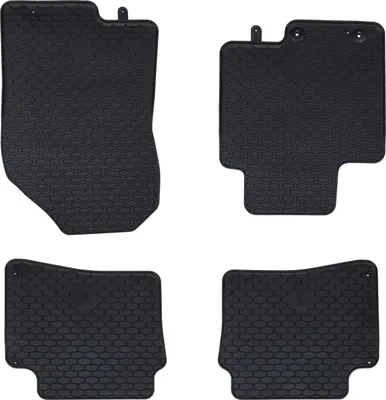 Image de Tapis de voiture 4 pcs Noir suitable pour Hyundai i20 2020-