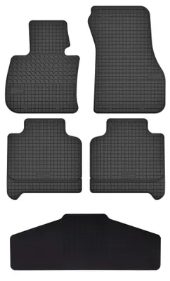 Produktbild von Gummimatten Fußmatten + Tunnel Schwarz für BMW 2 F46 2014-2022 Set 5-tlg