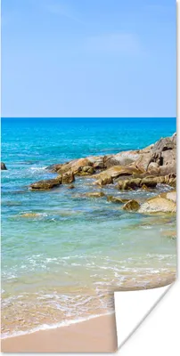 Produktbild von MuchoWow® Poster Strand - Meer - Tropisch - Sommer 60x120 cm - Wandschmuck