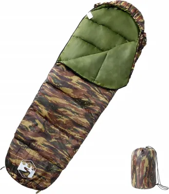 Image de Sac de couchage momie pour adultes camping 3 saisons