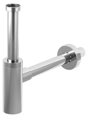 Obrázek produktu pro INOXMATER Sifon k umyvadlu 5/4", odtok 32 mm, nerezová ocel/chrom