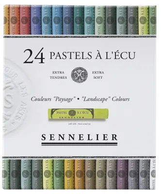 Pastellkreiden Set 24 Stück – Landschaftsfarben, weich