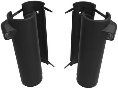 Imagen del producto de Indicador direccional Motoism, modelo tres, compatible con luces de dirección para horquilla, cubierta para horquilla, tipo tres