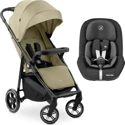 Immagine prodotto di Hauck Buggy Shop N Care con seggiolino Pearl Pro in posizione contraria al senso di marcia