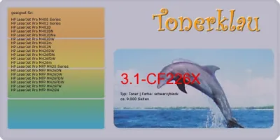 Immagine prodotto di Toner SAD Premium compatibile con HP 26X / CF226X nero, circa 9.000 pagine, alta capacità