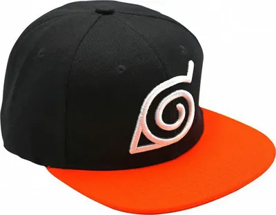Produktbild von NARUTO SHIPPUDEN - Snapback Cap - Black & Orange - Konoha