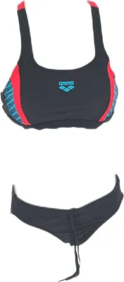Produktbild von ARENA Damen W Threefold Two Pieces R Bikini 38 EU Schwarz Schwarz Anguria Sommer