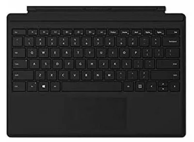Produktbild von Microsoft Surface Go Type Cover, Trackpad, Microsoft, Surface Go 2 Surface Go, Schwarz, Mikrofaser, Andocken