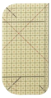 Hitzebeständiges Patchwork-Lineal 200x100 mm, für Bügeln & Nähen