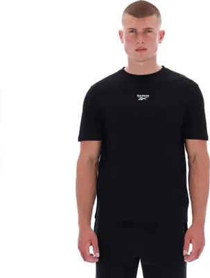 Produktbild von Reebok Classics Mitcham Frnt Bk Logo Kurzarm-t-shirt Schwarz XL Herren Schwarz XL