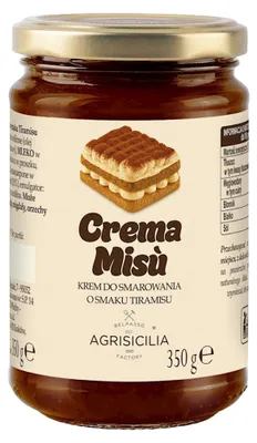 KREM O SMAKU TIRAMISU 350 g - AGRISICILIA