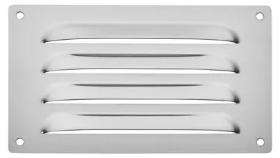 Produktbild von SOTECH Lüftungsgitter 165 x 100 mm Edelstahl gebürstet – aufschraubbar