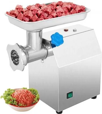 Immagine prodotto di VEVOR Tritacarne elettrico, 850 W, tritacarne, 190 giri/min, macchina per salsicce, tritacarne commerciale in acciaio inox, tritacarne elettrico per casa, utensile da cucina