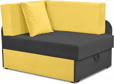 Produktbild von Family Meble Kindersofa Denis Duo Ecksofa mit Schlaffunktion Bettzeugbehälter 3 Schlaflängen Strapazierfähiges Material Schmutzabweisend (Trini 32/18)