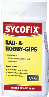 Produktbild von SYCOFIX Bau- und Hobby-Gips 1,5 kg