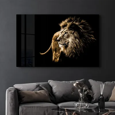 Immagine prodotto di Wallity, OGLS-4029 - 70 x 110, quadro acrilico, multicolore, vetro temperato al 100%, 70 x 110 cm