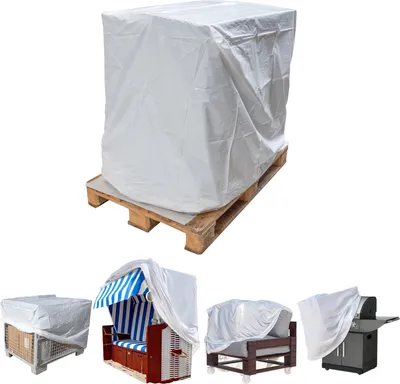 Immagine prodotto di Copertura per pallet Copertura Copertura per pallet PROTEZIONE UV Custodia protettiva 130x90x130cm