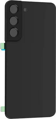Immagine prodotto di Clappio, cover posteriore per Samsung Galaxy S22 con adesivo integrato, nero