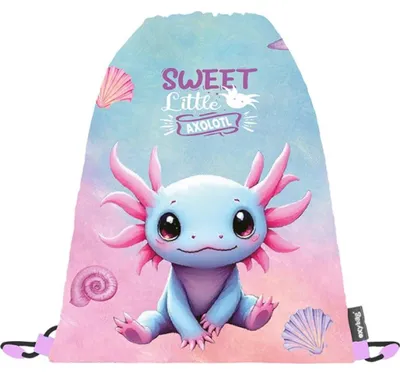 Immagine prodotto di Borsa da palestra OXYBAG 30x37 cm Axolotl