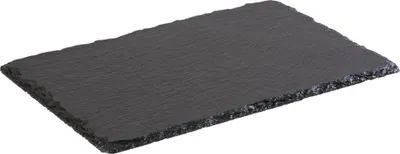 Produktbild von APS 941 Naturschieferplatte, 24 x 15 cm, Materialstärke 6-9 mm, möbelschonende Füßchen