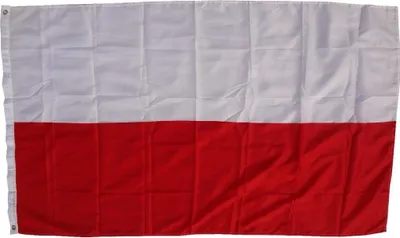 Produktbild von XXL Flagge Polen 250 x 150 cm Fahne mit 3 Ösen 100g/m² Stoffgewicht Hissflagge Mast