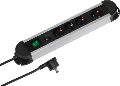 Image de Multiprise 4xSchuko2m, interrupteur ON/OFF