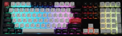 Image de Keychron Q6 HE QMK Clavier mécanique sans fil, QWERTY US, Gateron Double-Rail Magnetic Nebula Switch Q6H-M1