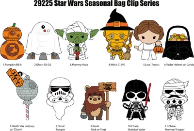 Image de Présentoir de pendentifs de sac Star Wars 3D en PVC pour Halloween (24)
