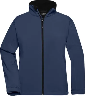 Produktbild von James & Nicholson Softshelljacke Damen JN137 Gr. XL blau
