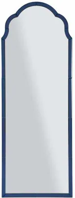 Image de FURNLUX Miroir mural Tangier Bleu 55cm / Couleur principale : Bleu / Dimensions : 55 x 150 x 2 cm