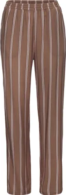 Produktbild von LASCANA Pyjama 2 -teilig braun gestreift Größe 36/38