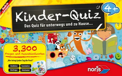 Produktbild von Noris Spaß am Wissen Kinderquiz für schlaue Kids; 606013595