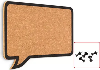 Immagine prodotto di ALLboards MS6_CORK ALLboards Polyeder Magnet braun, Kork 1,5 x 1,5 cm, 6 St.