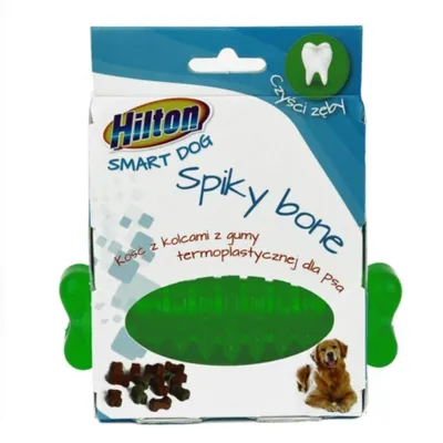 Produktbild von Hilton dog spiky ball mix kolor kość z kolcami 12cm dla psa