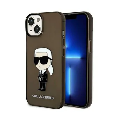 Image de Karl Lagerfeld Klhcp14Shniktck Iphone 14/ 15 / 13 6,1 Czarny/Black Hardcase Ikonik Karl Lagerfeld