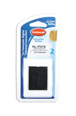 Zdjęcie produktu dla Hahnel HL-PH7E, 630 mAh, 3,7 V, Litowo-jonowa (Li-Ion)