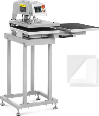 Zdjęcie produktu dla Expondo MSW Prasa pneumatyczna do transferu – podwójna – 40 x 50 cm – z podstawą
