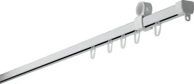 Produktbild von U-Laufschiene weiß 290 cm