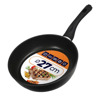 Immagine prodotto di Padella KADAX "Garsas", padella con rivestimento antiaderente, padella con manico in plastica, 26 cm, nero