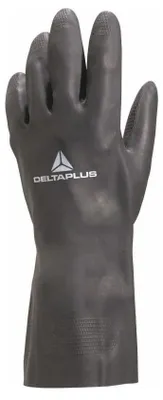 Image de Gants de travail TOUTRAVO néoprène floqué coton noir 30cm T8,5 - DELTA PLUS - VE509NO08