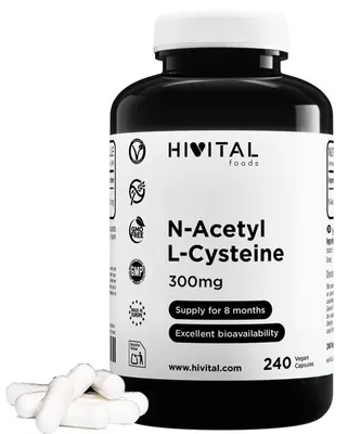 Productafbeelding van N-Acetyl-L-Cysteïne 300 mg | 240 veganistische capsules