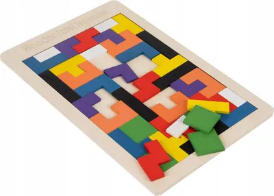 Obrázek produktu pro Dřevěné puzzle/tetris Kruzzel 22667