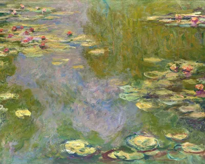 Produktbild von Claude Monet Kunstdruck Bild - Seerosen, 1919 (40 x 50 cm)